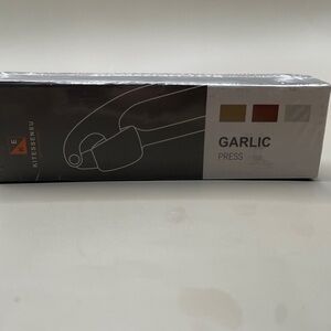 Kitesensu Heavy Duty Silver Garlic Press